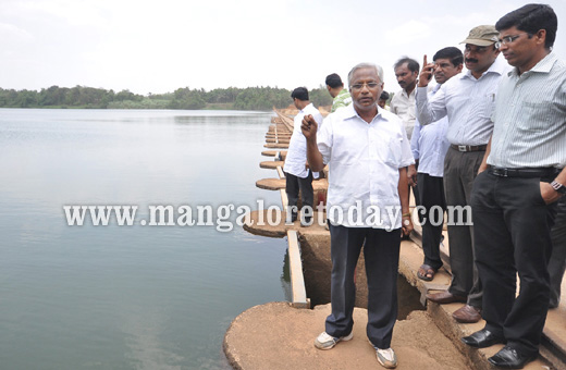 JR Lobo visits thumbay vented dam